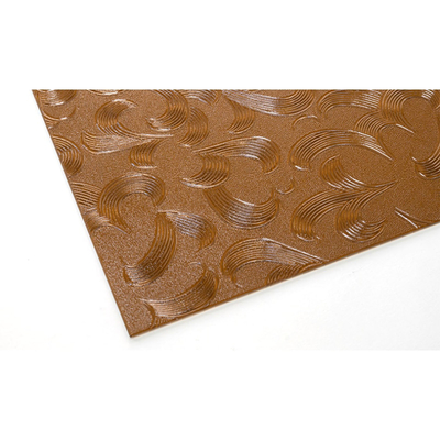 Float Pattern Glass Brown Embossed Glass for Small Moru Reeded Closet Door and Window