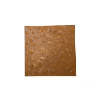 Float Pattern Glass Brown Embossed Glass for Small Moru Reeded Closet Door and Window