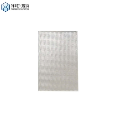 Customized Karatachi Qingdao Mistlite Flora Fluted Pattern Glass Flat Polished Edge Work