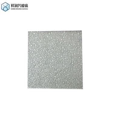 Customized Karatachi Qingdao Mistlite Flora Fluted Pattern Glass Flat Polished Edge Work