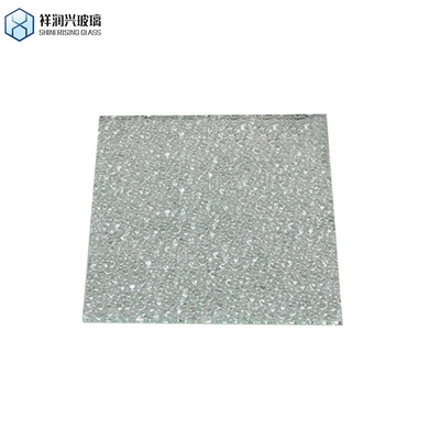 Flat Polished Custom Ultra-Clear Tempered Art Patterned Glass for Water Ripple Partition