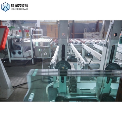 Tempered Decorative Glass for Building Window Door 8mm Clear Curved Safety Shower Door