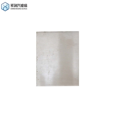Customized Red Pattern Tempered and Laminated Shower Door Glass with CE Certificate