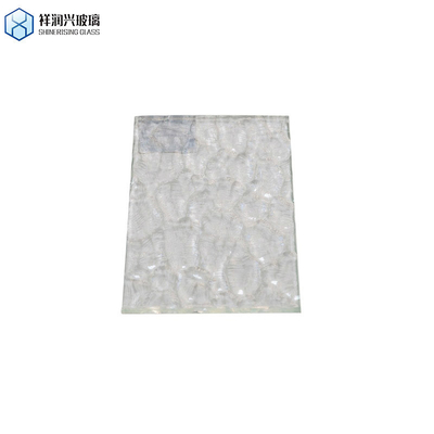 1830*2440 Bathroom Partition Glass with 3mm5mm Thickness and Woven Pattern