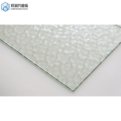 Ultra Clear Low Iron Crystal Figured Pattern Glass for Door and Window CE Certificate