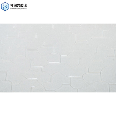 Extra Clear Patterned Glass with Oceanic Moru Crystal Design Delivery Dime 7-14 Days After Deposit