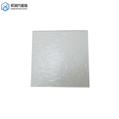 Extra Clear Patterned Glass with Oceanic Moru Crystal Design Delivery Dime 7-14 Days After Deposit
