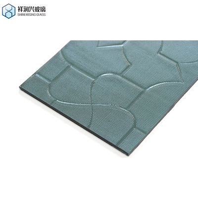 CE Certified Customized Laminated Glass Partition Wall with Filmed Logo and Patterns