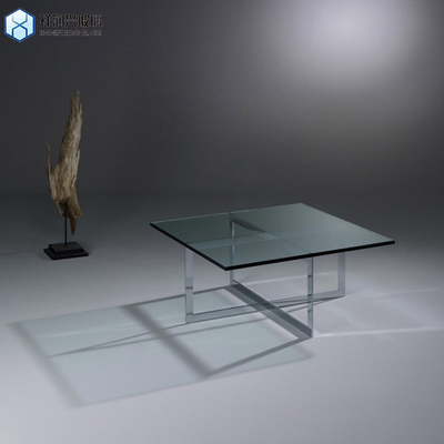 Flat PVB Sgp Toughened Clear Float Laminated Glass 10mm Tempered Glass