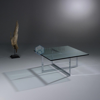 Custom 12mm Laminated Toughened Safety Sandwich Glass with Flat Polished Edge Work