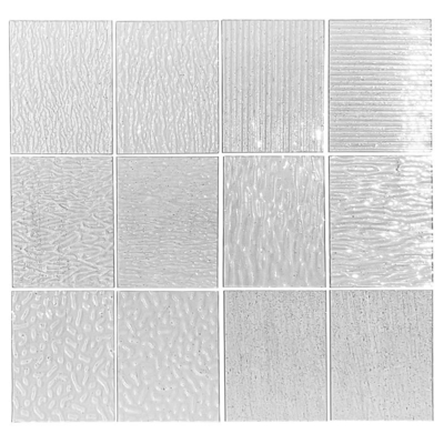 Clear Flat Bronze Green Mistlite/Nashiji/Diamond/Karatachi/Moru/Flora/Oceanic/Crystal/Aqualite/Woven/Mayflower/Rain/Kim Bisa/Juguang Pattern Figured Glass