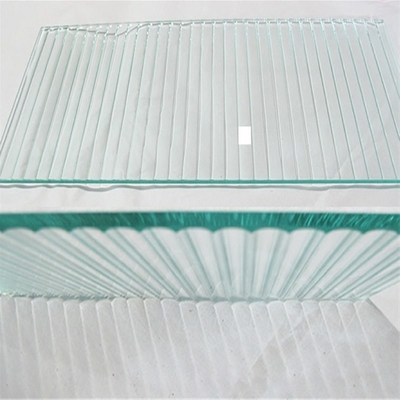 2100mm X 2440mm Size Solid Structure Clear Moru Figured Glass Pattern Glass ISO Certified