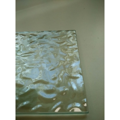 2100mm X 2440mm Size Solid Structure Clear Moru Figured Glass Pattern Glass ISO Certified