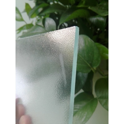2100mm X 2440mm Size Solid Structure Clear Moru Figured Glass Pattern Glass ISO Certified