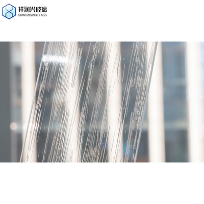 Customized Request No Problem Tempered Silk-Printed Glass with Edge Grinding and Pattern