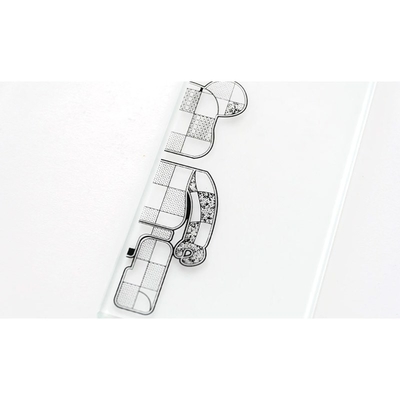Solid 3/4/5/5.5/6/8/10mm Patterned/Figured Glass for Building Flat Polished Edge Work