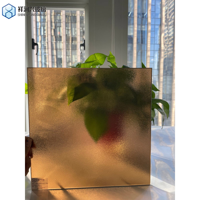 Float Glass Bronze Flora Pattern Ultra Clear Karatachi Pattern Glass with Consumption