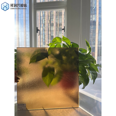 Float Glass Bronze Flora Pattern Ultra Clear Karatachi Pattern Glass with Consumption