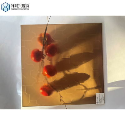 3-6/8/10mm Float Glass in Rain Dots Pattern Style for Interior and Outside Glass