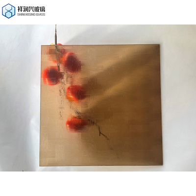 3-6/8/10mm Float Glass in Rain Dots Pattern Style for Interior and Outside Glass