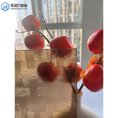 3-6/8/10mm Float Glass in Rain Dots Pattern Style for Interior and Outside Glass
