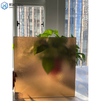 Gray Tempered Glass in Patterned Design for Brown Color Type