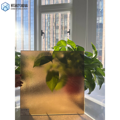 Gray Tempered Glass in Patterned Design for Brown Color Type