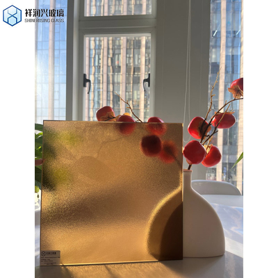 Customization CE Certified Bronze Patterned Figured Glass Flora with Flora Pattern