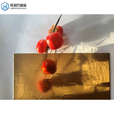 3mm 4mm 5mm 6mm Clear Bronze Tinted Patterned Glass with 5 Years After-sales Service