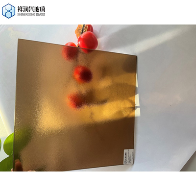 3-6mm Clear Blue Green Bronze Ice Flower Patterned Figure Glass with Customized Request