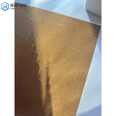 3-6mm Clear Blue Green Bronze Ice Flower Patterned Figure Glass with Customized Request