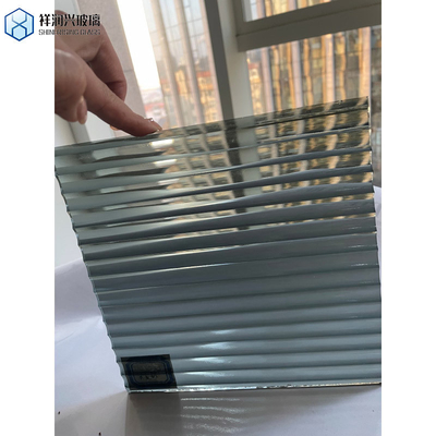 3-10mm Grey/Bronze Moru Design Tinted Figured Glass for Architecture in Single Roll