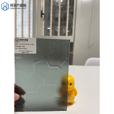 Patterned Overbridge Tempered Laminated Glass Home Grey 2mm Customization Customized