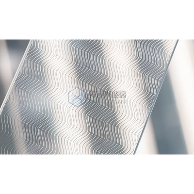 Ultra Clear Patterned Glass with Customized Delivery Dime 7-14 Days After Deposit