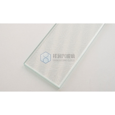 Flat Customized Patterned Glass for Door and Window Glass Bathroom Glass Partitions