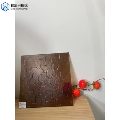 Transparent Craft Granite Texture Art Stained Glass Patterned Glass for Partition 3mm