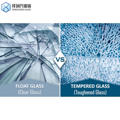 Custom 3-19mm Tempered Laminated Glass for Building Protection and Fragment State Ⅲ