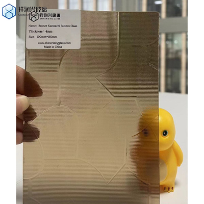 Customized LED Bathroom Mirror Glass with Ultra Clear Float Glass and Pattern Design
