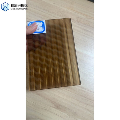 Customized LED Bathroom Mirror Glass with Ultra Clear Float Glass and Pattern Design