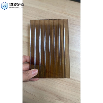 Customized LED Bathroom Mirror Glass with Ultra Clear Float Glass and Pattern Design