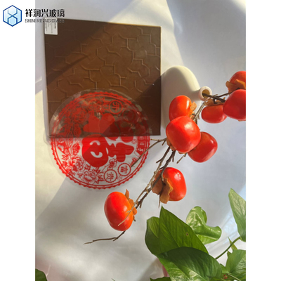 Flat 3-6mm Rain Patterned Decorative Glass-Figured Window Glass Standard GB15763.2-2005