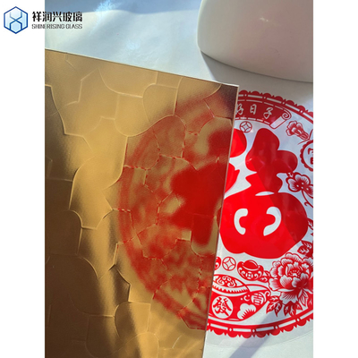 Flat 3-6mm Rain Patterned Decorative Glass-Figured Window Glass Standard GB15763.2-2005