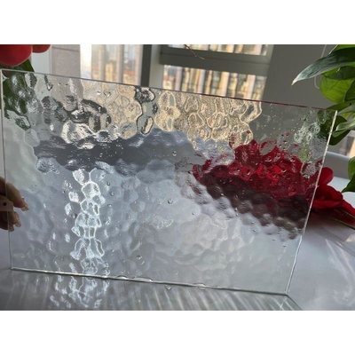 5mm Clear Nashiji Millenium Karatachi Wanji Glass Figured Patterned Rolled Glass for Building Decoration 4mm