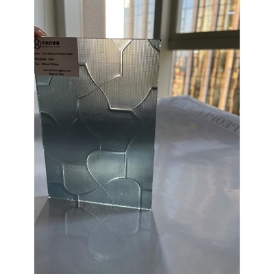 Art Decorative Safety Fluted Pattern Texture Interlayer Custom Wired Laminated Mesh Glass