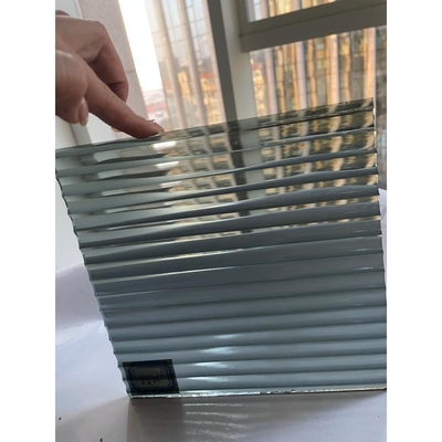 Customize Pattern Tempered Glass for Interior Partition Solid Structure Wired Design