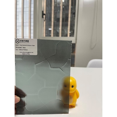 Art Pattern Stain Hot Melt Tempered Glass for Building 8 Mohs Hardness GB15763.2-2005