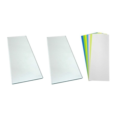 Rectangular Laminated and Float Glass Stair with Flat Polished Edge Work Technology