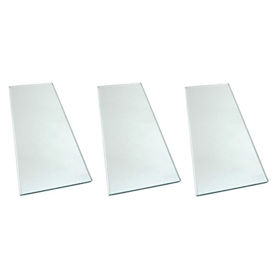 Rectangular Laminated and Float Glass Stair with Flat Polished Edge Work Technology
