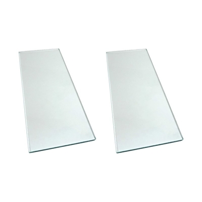 Rectangular Laminated and Float Glass Stair with Flat Polished Edge Work Technology