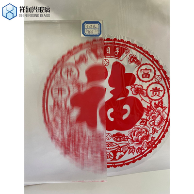 Flutelite-S Low Iron Rolled Glass for Architectural Processing Mohs Hardness 7 Option
